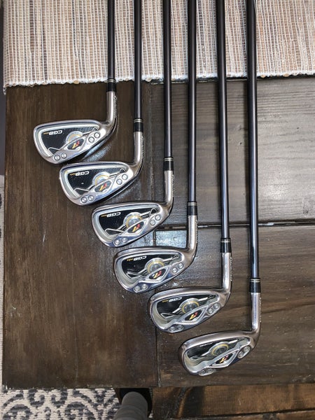 Used Men's TaylorMade Left Hand R7 CGB Iron Set Regular Flex, 5i-PW