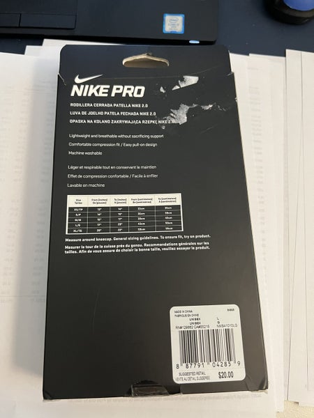 Nike Pro Combat Hyperstrong Calf Support Sleeve Knee Compression