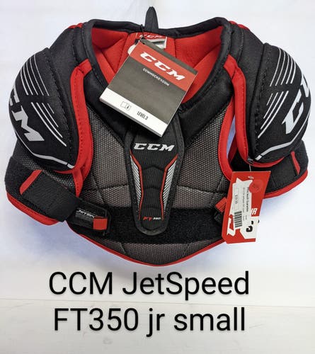 Junior New Small CCM JetSpeed FT350 Shoulder Pads