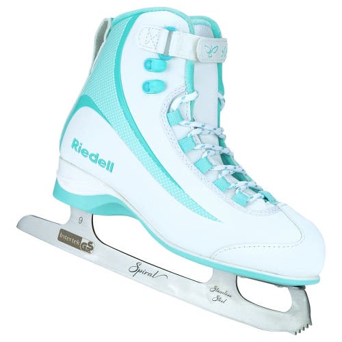 Riedell Model Soar Mint Girls/Womens Figure Skates Size 3, 4, 5, 6 7, 8, 9, 10