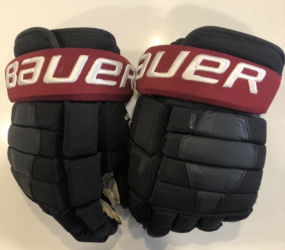 Clayton Keller Worn - Bauer 13" Pro Stock Nexus 2N Gloves