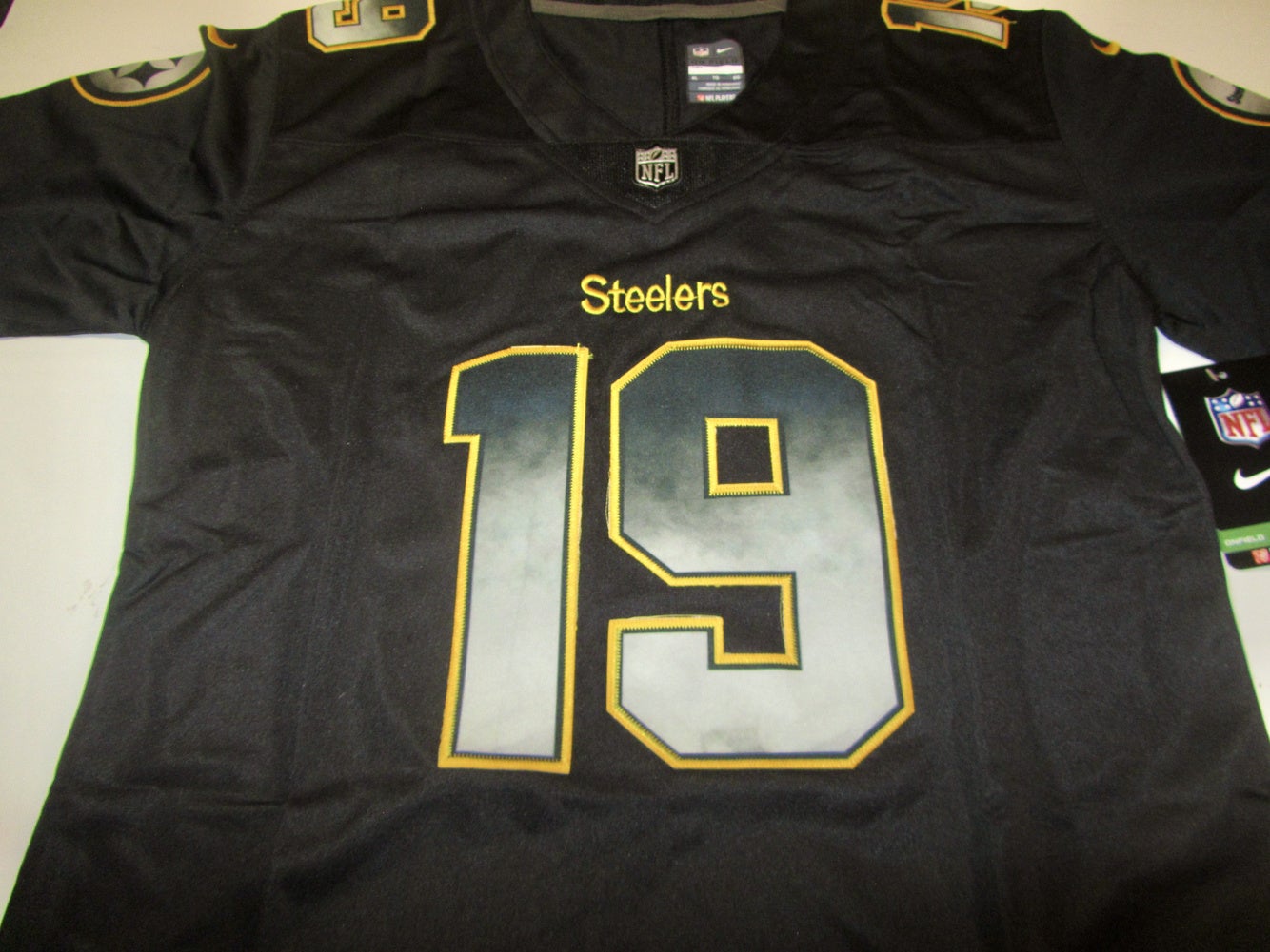 New Black Youth XL (18-20) Pittsburgh Steelers Jersey Unisex Reebok #84