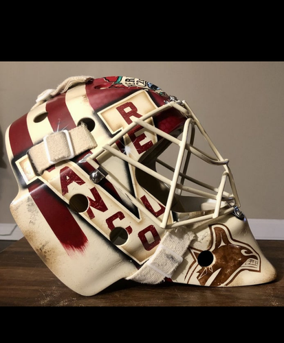 Senior Used Bauer Profile 960 Goalie Mask Pro Stock