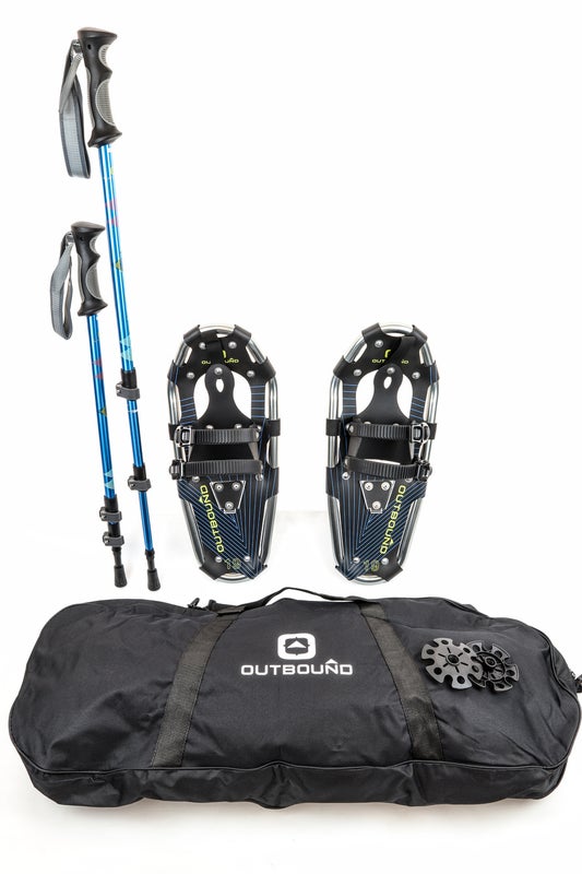 New Outbound Snowshoe Kit - Lightweight Aluminum Frame & Poles - 19 Inch (6939224123346)