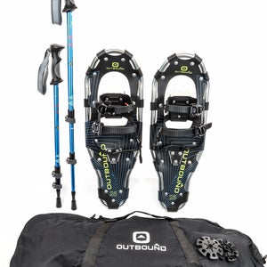 New Outbound Snowshoe Kit - Lightweight Aluminum Frame & Poles - 21 Inch (6939224123308)
