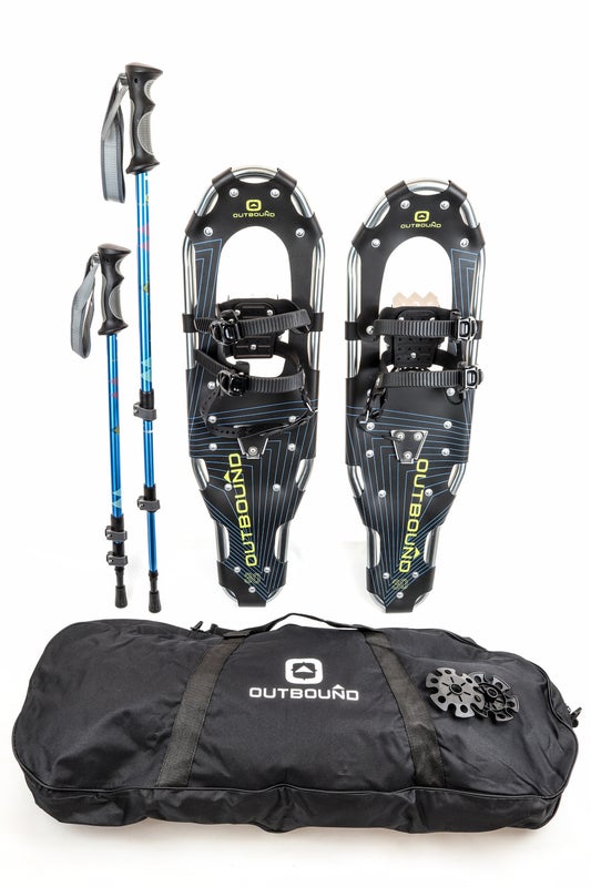 New Outbound Snowshoe Kit - Lightweight Aluminum Frame & Poles - 30 Inch (6939224123384)
