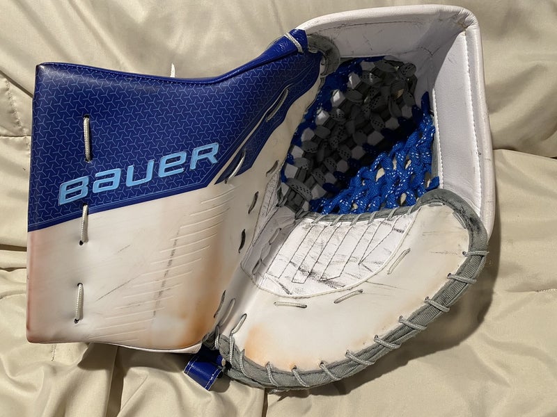Bauer Supreme Ultrasonic goalie catcher glove sr pro stock