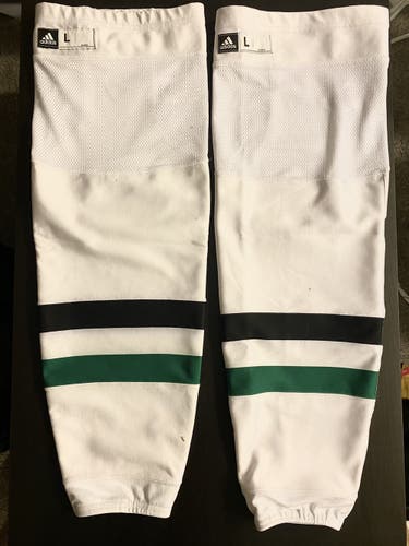 Dallas Stars Large MiC Adidas Team Issued Game Used Socks