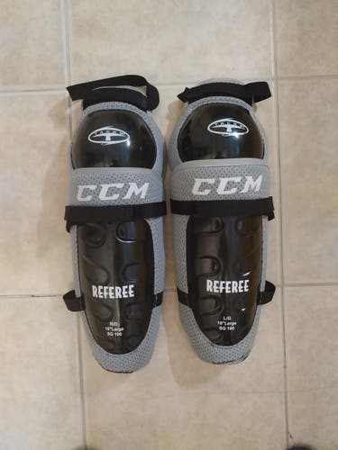 Used CCM Referee Shin Pads