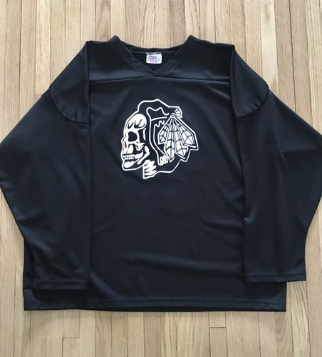 Chicago Blackhawks Skull Jersey