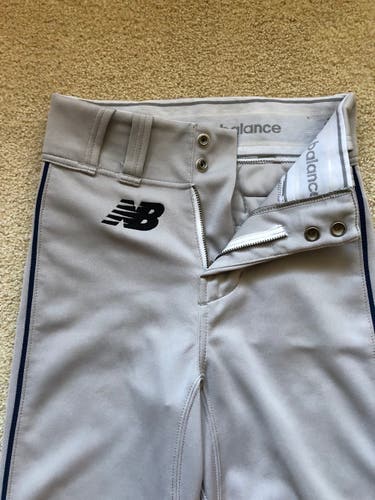 Gray Piped Youth Medium Boys Used (Once) New Balance Baseball Pants Excellent condition