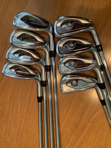 Men's Used Titleist Right Handed T200 Iron Set Steel Shaft