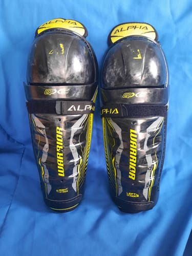 Used Warrior Alpha QX5 Shin Pads