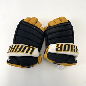 Used Black and Yellow Warrior Alpha QX Gloves | 15" | D265
