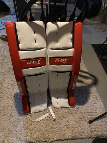 Used 35" Warrior Ritual GT Classic Goalie Leg Pads