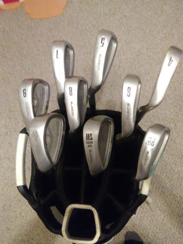 Cobra Left Hand King Oversize Iron Set Regular Flex Steel 4-SW & GW