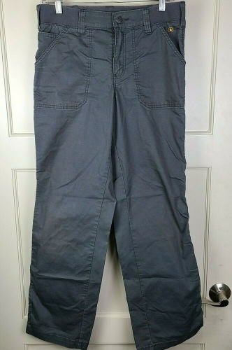 Carhartt Womens Force Relaxed Fit Stretch Pants Pockets Comfort Size: 8 Reg