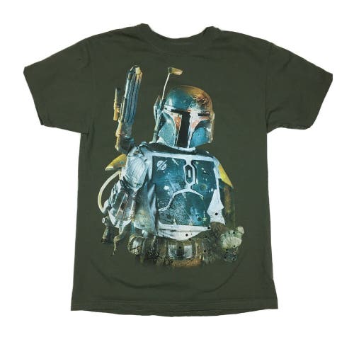 Star Wars Boba Fett Big Graphic T-Shirt Return of the Jedi Bounty Hunter (S)