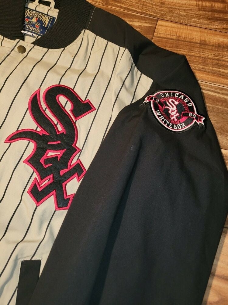 Vintage Majestic Pinstripe Chicago White SOX MLB Baseball Authentic Jersey  for Sale in Tempe, AZ - OfferUp