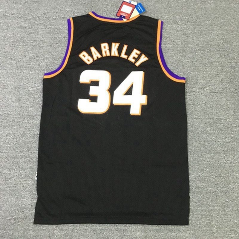 Charles Barkley Suns Jersey Black Men's New Adult Large Adidas Jersey