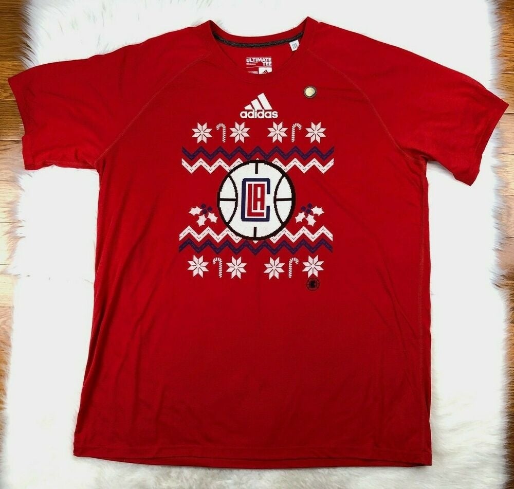 Adidas LA Clippers t-shirt Size M 19.5 inch pit 2 pit Very good