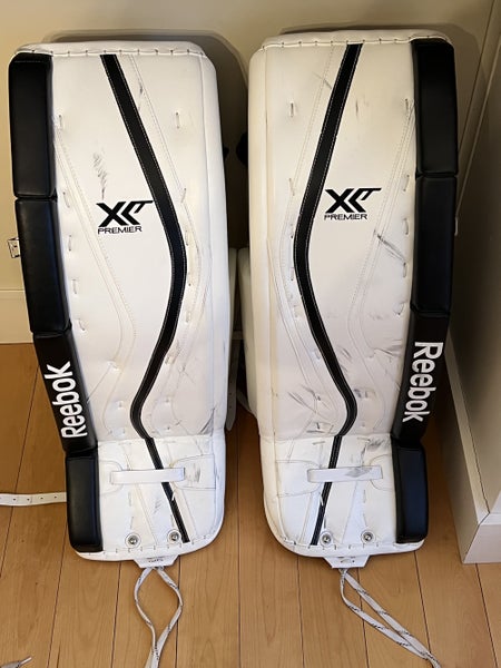 Used 35" Reebok Premier XLT Goalie Leg Pads