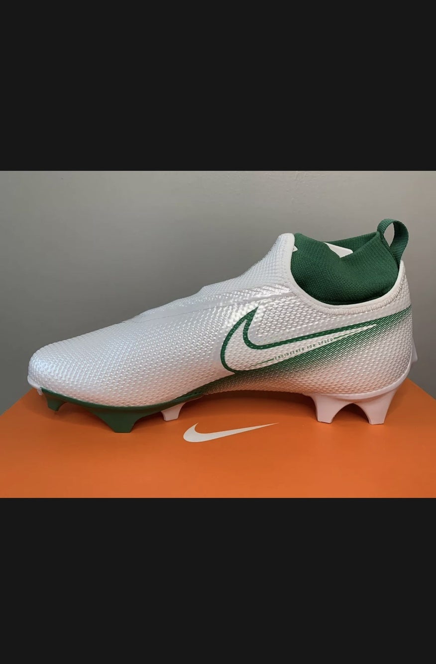 neon green nike football cleats