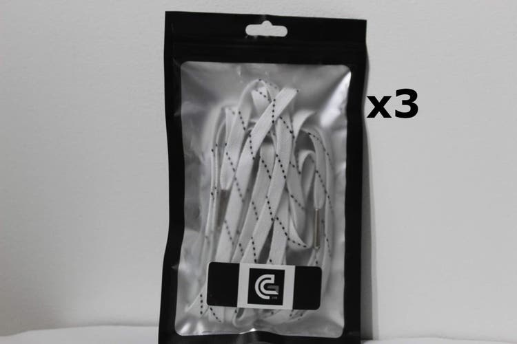 3 Pack GAME CHANGER New Hockey Skate Waxed Laces | Multiple Size Available