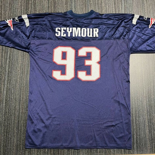 Richard Seymour New England Patriots Jersey Men 2XL Adult NFL Football  Reebok 93