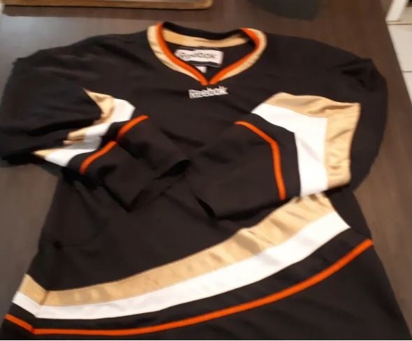 Reebok Anaheim Ducks Premier Home Team Jersey (Black)