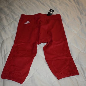 NEW - Adidas Prime Knit Football Pants, Red, Large - With tags!