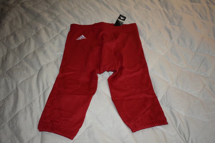 NEW - Adidas Prime Knit Football Pants, Red, Large - With tags!