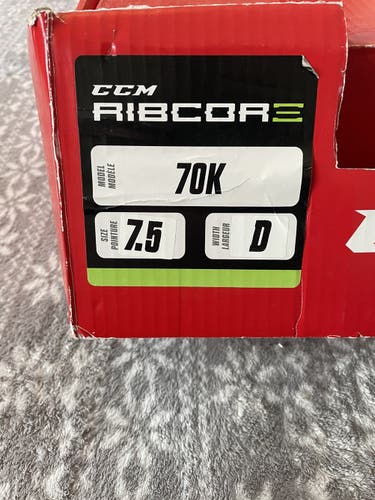 Senior New CCM RibCor 70K Hockey Skates Regular Width Size 7.5