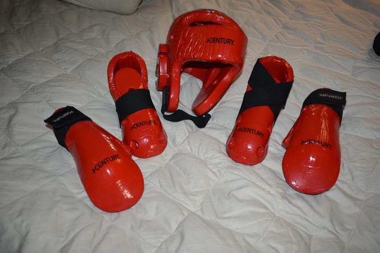 Century Martial Arts Sparring Protection, Red, Adult M/L - Great Condition!