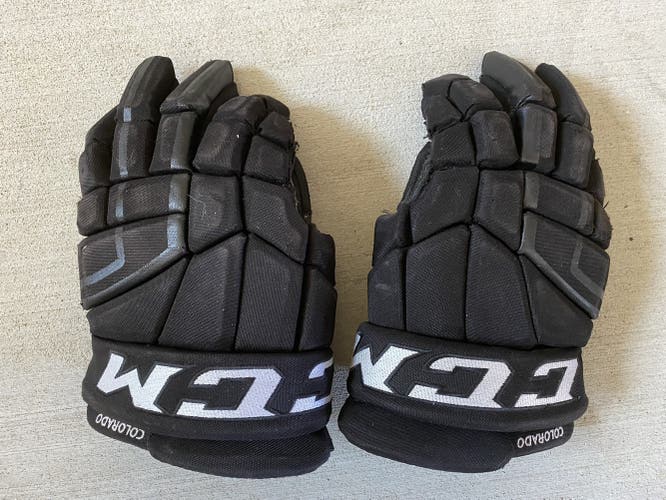 Colorado Avalanche CCM Pro Stock Hockey Gloves