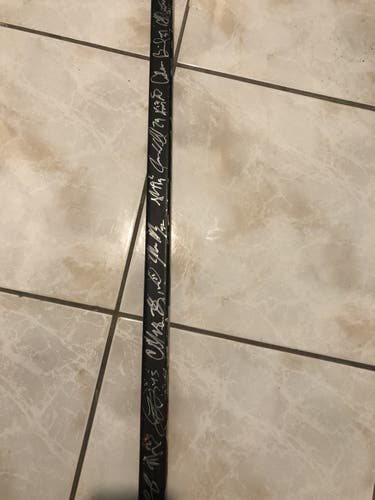 Kane, Toews, Sharp (and others) signed game stick