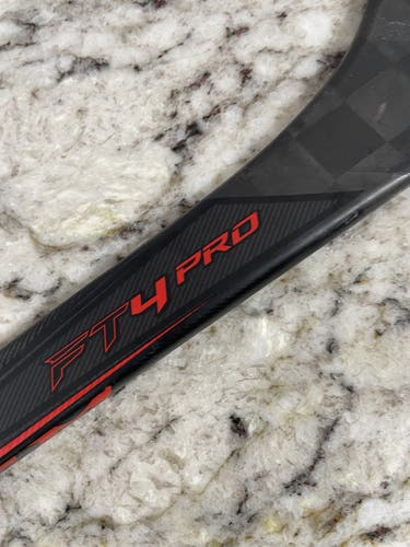 Used Intermediate CCM Left Hand Jetspeed FT4 Pro Hockey Stick Toe Pattern