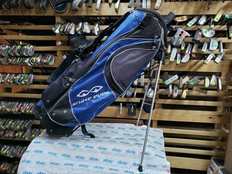 Snake Eyes Stand / Carry Bag 6-way 4 pockets Blue w/ Black Trim