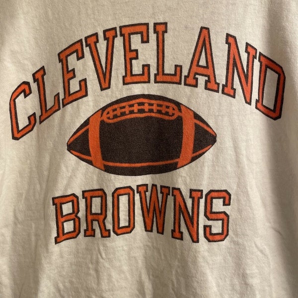 Cleveland Browns T Shirt Vintage Champion Extra Large Made In USA Single  Stitch