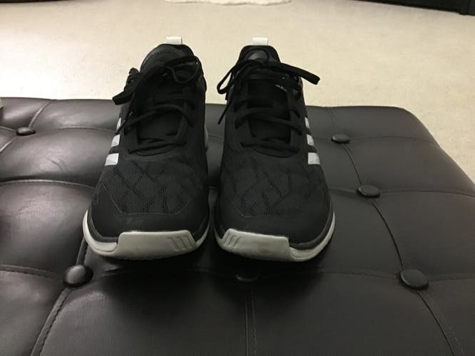 Black Adult Men's Used Size 9.5 (Women's 10) Adidas Shoes