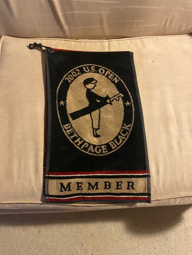 2002 U.S. Open Bethpage Black Golf Towel