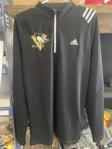 Pittsburgh Penguins Large Adidas 1/4 Zip