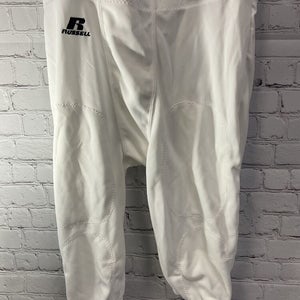 Russell Athletic Football Pants Durable Polyester White Size XLarge New With Tag