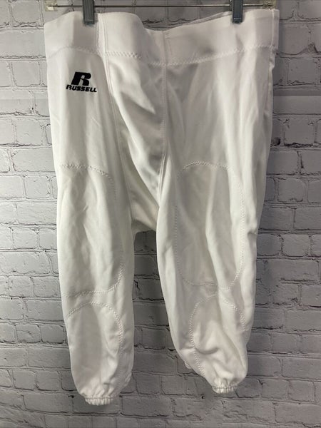 Russell Athletic Football Pants Durable Polyester White Size