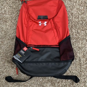 NEW Under Armor Striker 4 Soccee Backpack - Red