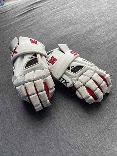 Used Player's STX 13" Cell IV Lacrosse Gloves