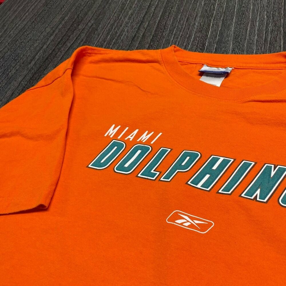 Miami Dolphin Tie Dye Orange T-Shirt