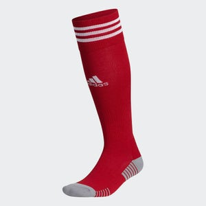 Adidas Speed Mesh Team Crew M L Red Over the Calf Soccer Futbol Sock