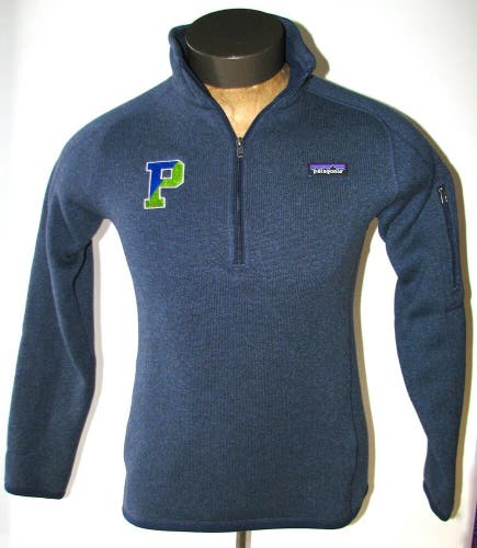 Patagonia Men's Blue Pullover Better Sweater 1/4-Zip Fleece Jacket ~ Size Medium