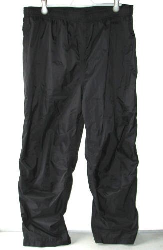 L.L.Bean Men's Gore-Tex Black Nylon Mesh-Lined Stowaway Rain Snow Pants ~Size XL